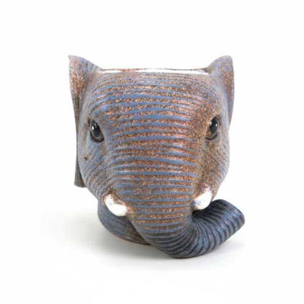Pflanztopf Elefant D11/12x10cm - Grau - D11/12x10cm