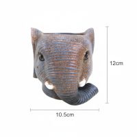 Pflanztopf Elefant D11/12x10cm - Grau - D11/12x10cm