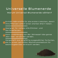 Universelle Blumenerde 30 Liter – Für Zimmer- und Gartenpflanzen